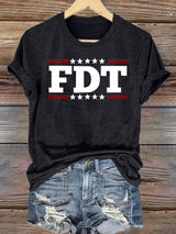 🔥Buy 3 Get 15% Off🔥Women's  FDT Print  T-Shirt