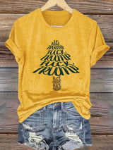 🔥Buy 3 Get 15% Off🔥Women's  Funny Christmas Tree With fdt T-Shirt
