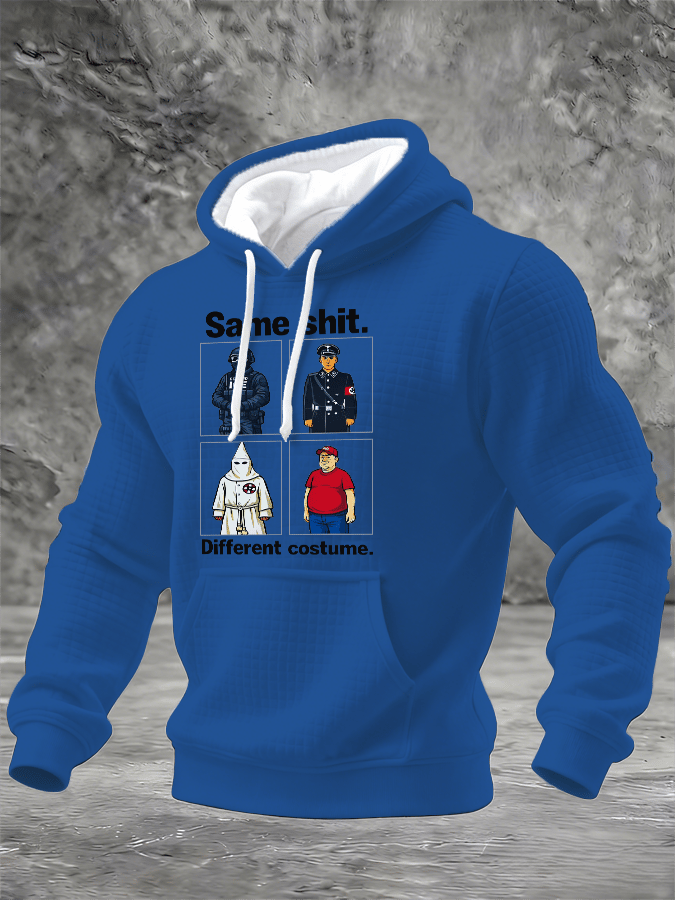 🔥Buy 3 Get 15% Off🔥Men's  Same shit Different costume Print Hoodie