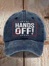 🔥Buy 3 Get 15% Off🔥Unisex Distressed Washed Cotton FDT “Hands Off ” Hat