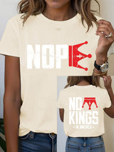 🔥Buy 3 Get 15% Off Women's  No Kings In America T-Shirt