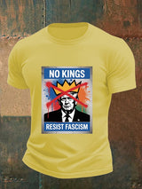Men's   NO KINGS RESIST FASCISM T-shirt