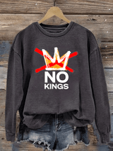 🔥Buy 3 Get 15% Off Women's  America has No Kings Printed Casual Sweatshirt