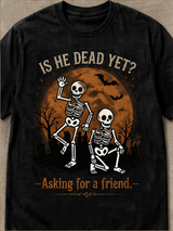 Unisex Asking for a friend Printed T-Shirt