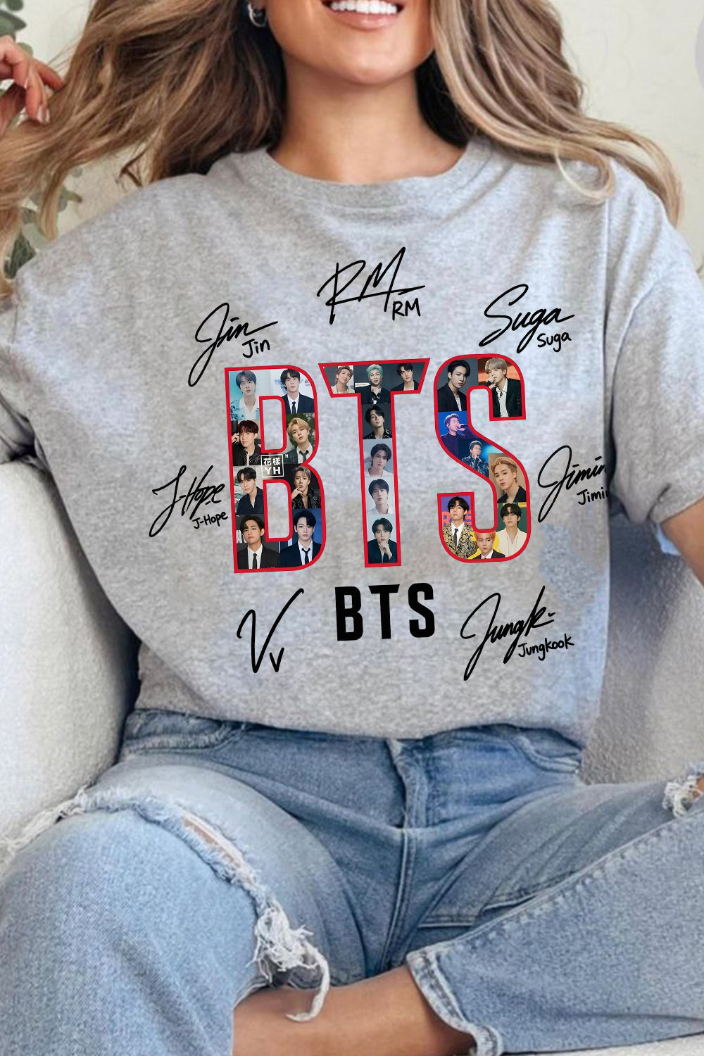 BTS Signature Print Tee